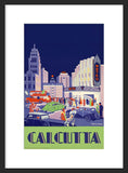 Calcutta Metro Cinema travel poster