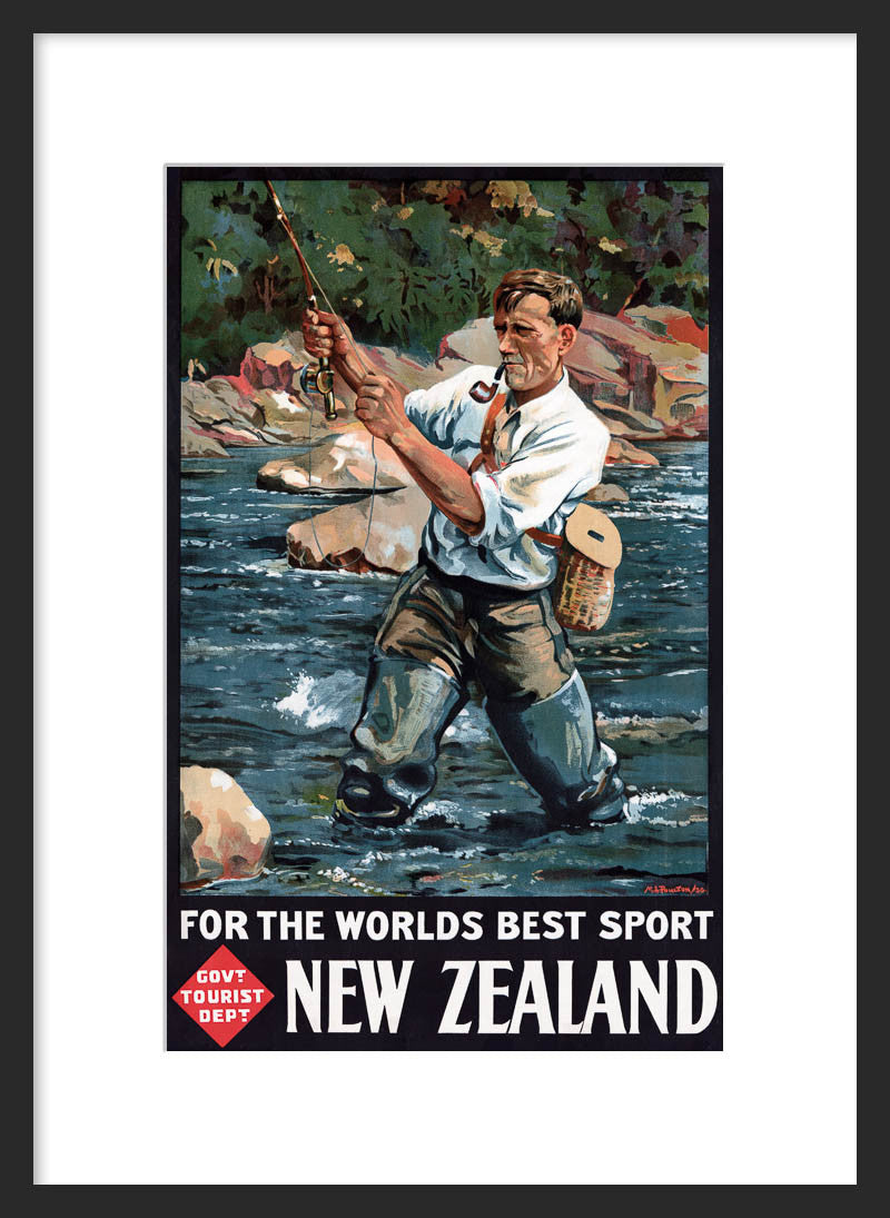 For the World's Best Sport New Zealand poster framed
