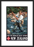 For the World's Best Sport New Zealand poster framed