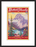 British Columbia Vacation-Land framed poster
