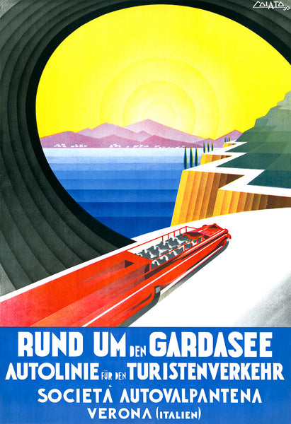 Lake Garda Scenic Drive poster