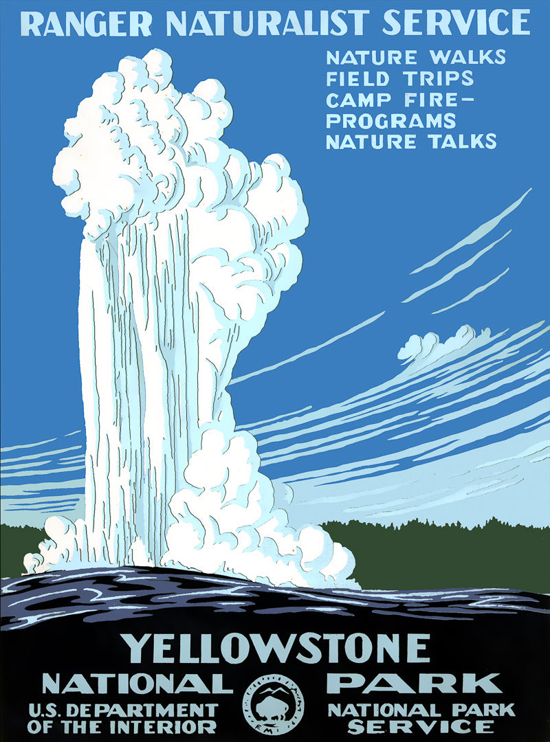 Yellowstone National Park poster