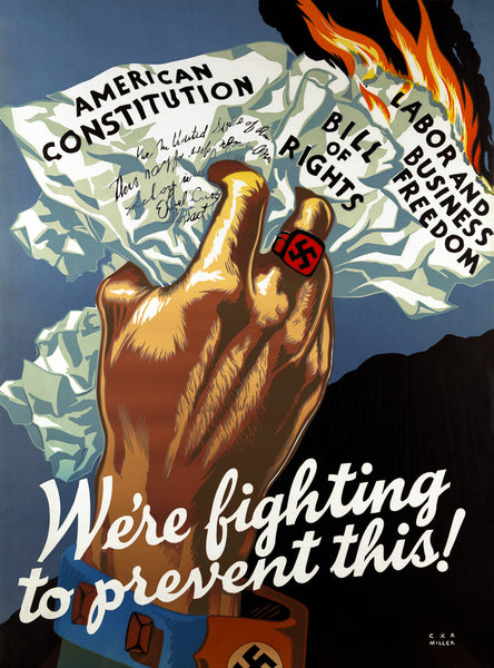 We're Fighting to Prevent This WWII poster