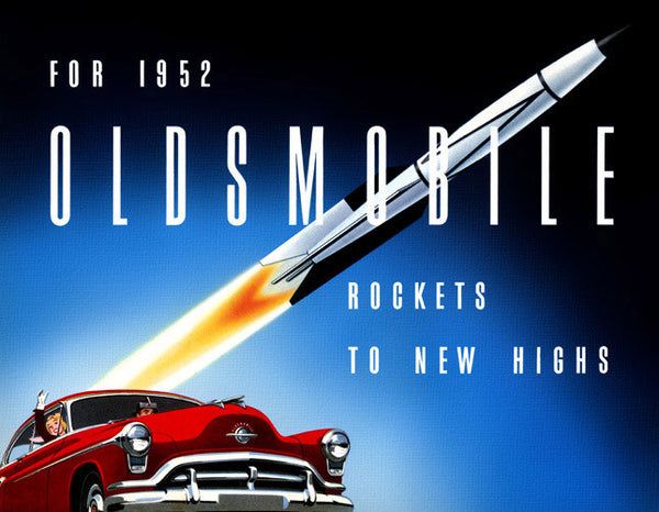 1952 Oldsmobile 'Rockets to New Highs'