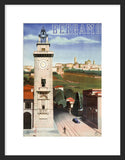 Bergamo, Italy travel poster