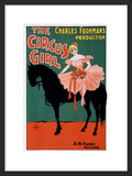 The Circus Girl framed poster