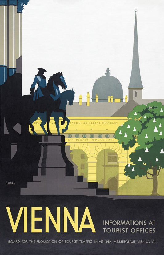 Vienna travel poster
