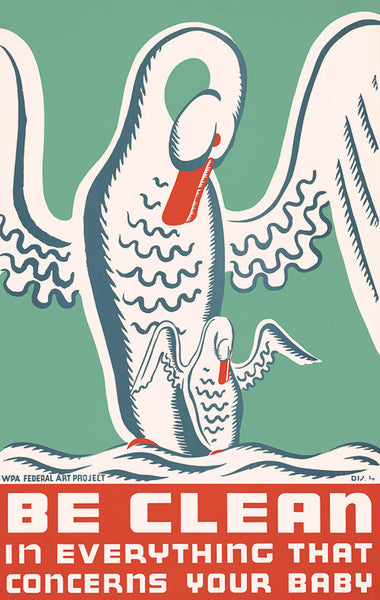 Be Clean in Everything That Concerns Your Baby – Vintagraph Art