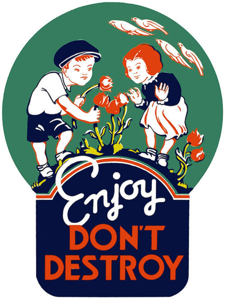 Enjoy. Don't Destroy – Vintagraph Art