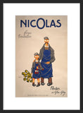 Nicolas: Nectar and Glou-Glou framed poster