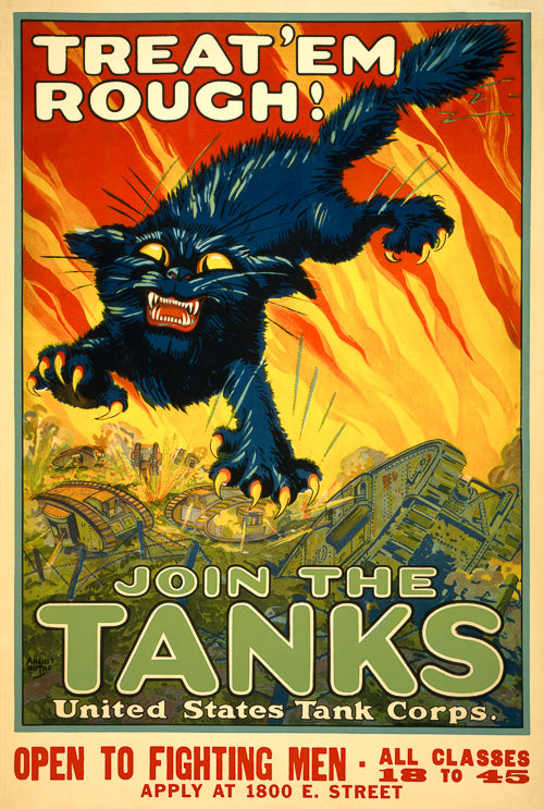 Join the Tanks WWI Poster – Vintagraph Art