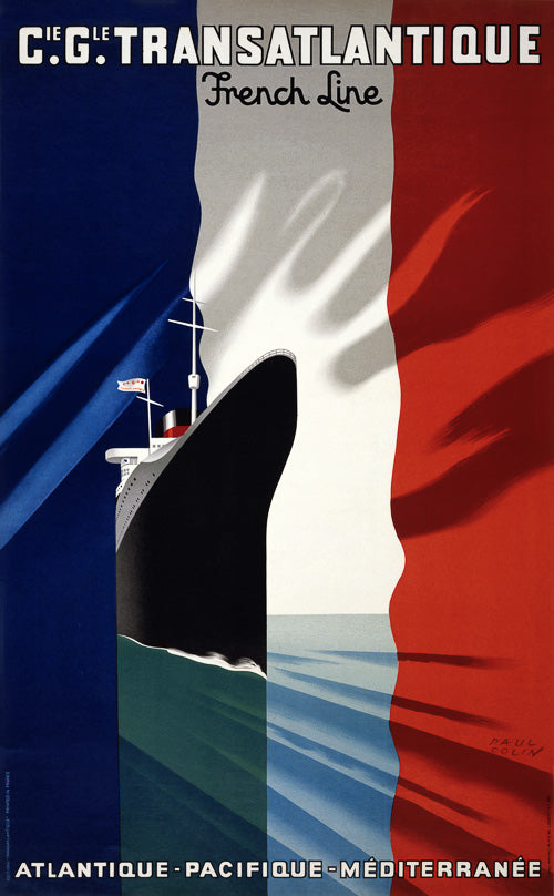 French Line: Cruise Vintage Travel Poster – Vintagraph Art