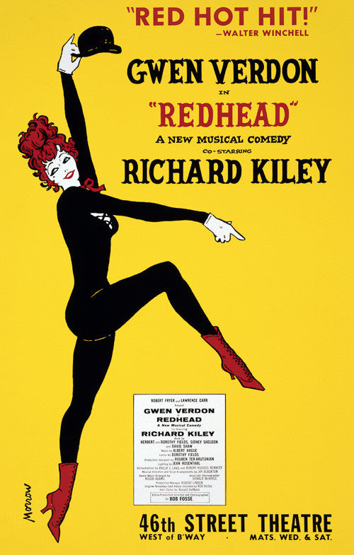 Redhead theater poster – Vintagraph Art