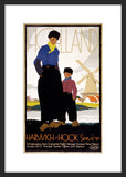 Holland: Harwich-Hook Service framed poster