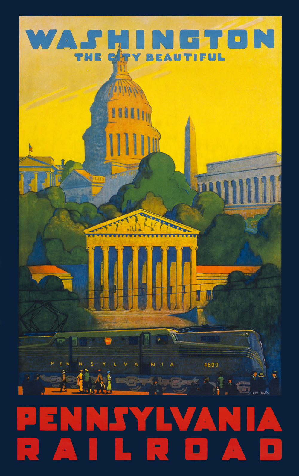 Washington, the City Beautiful Poster – Vintagraph Art