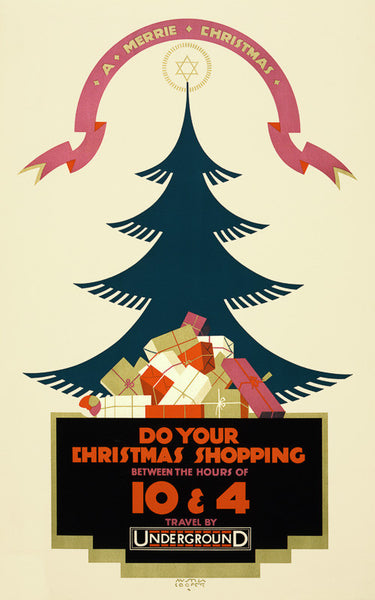 A Merrie Christmas poster