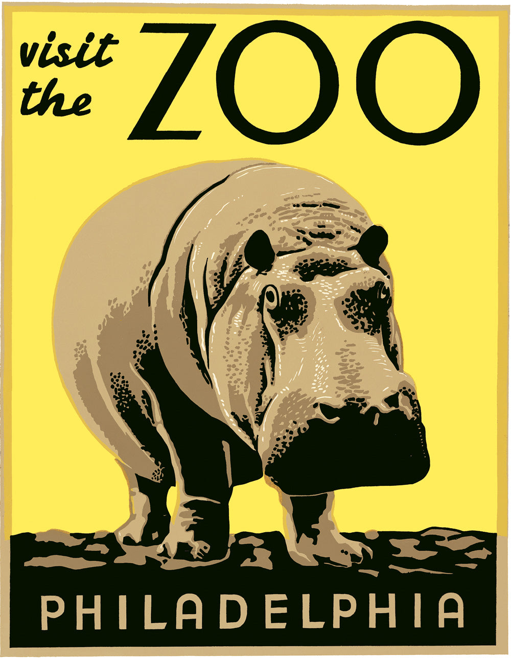zoo　午前中指定 Visit the Zoo: Philadelphia – Vintagraph Art