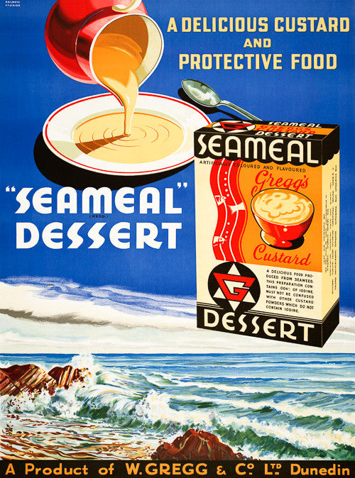 Seameal Dessert: A Delicious Food Produced from Seaweed