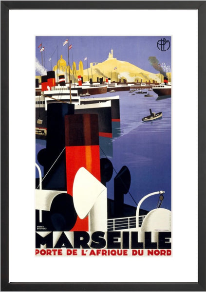 Marseille, porte de l'Afrique du nord – Vintagraph Art