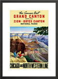 This Summer Visit Grand Canyon, Zion, Bryce Canyon National Parks poster black frame