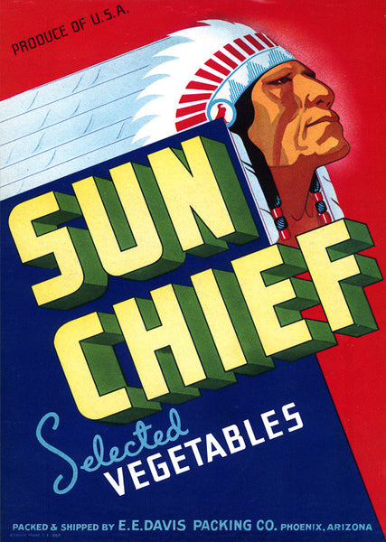 Sun Chief Selected Vegetables Vintagraph Art sun-chief-selected-vegetables-vintagraph-art