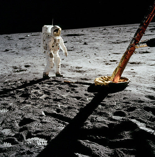 Aldrin Next to Lunar Module