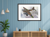 De Havilland "Mosquito" Light Bomber framed print on wall