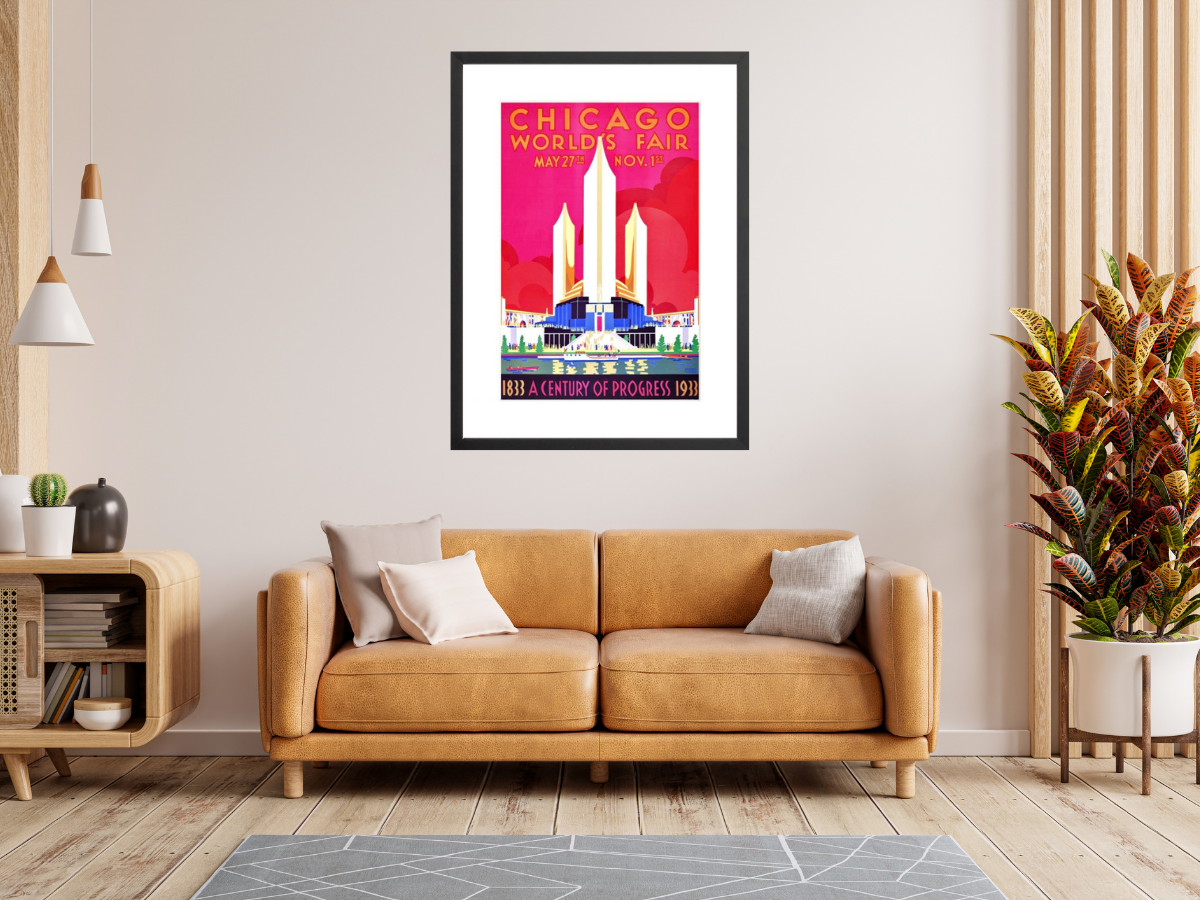 1933 Chicago Worlds Fair Poster