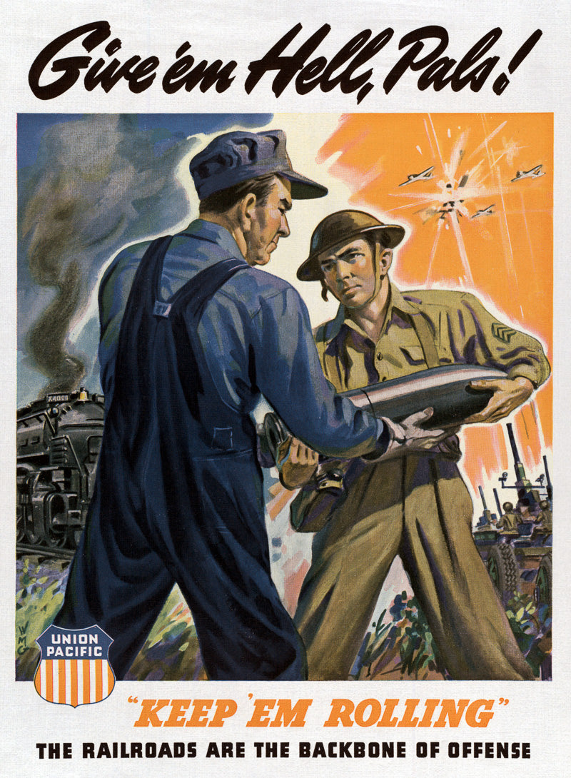 Give 'em Hell, Pals! – Vintagraph Art