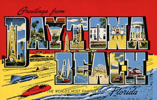 Greetings from Daytona Beach