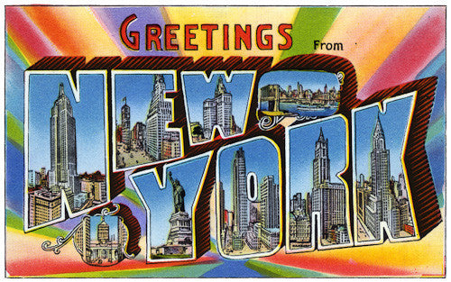 Greetings from New York Rainbow