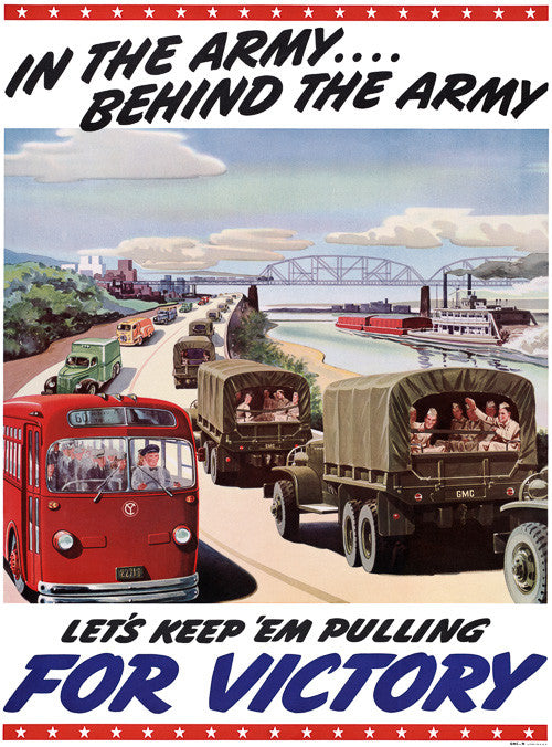 In the Army ... Behind the Army