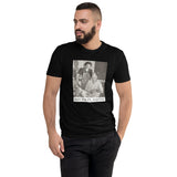 But First, Coffee poster men's black t-shirt