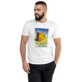 Travel to Ireland the Easy Way Poster men's white t-shirt