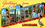 Greetings from New Orleans Postcard