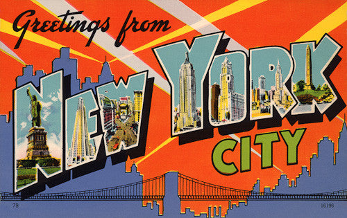 New York Sign Framed Print