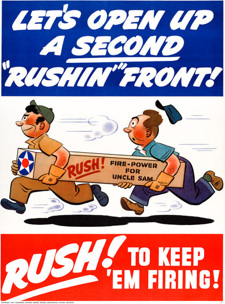 Let's Open Up a Second "Rushin'" Front