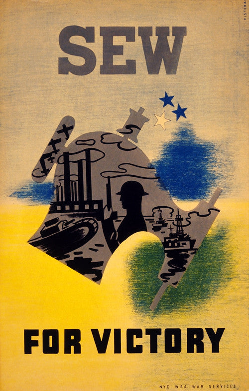 Support the War Effort: Sew For Victory – Vintagraph Art