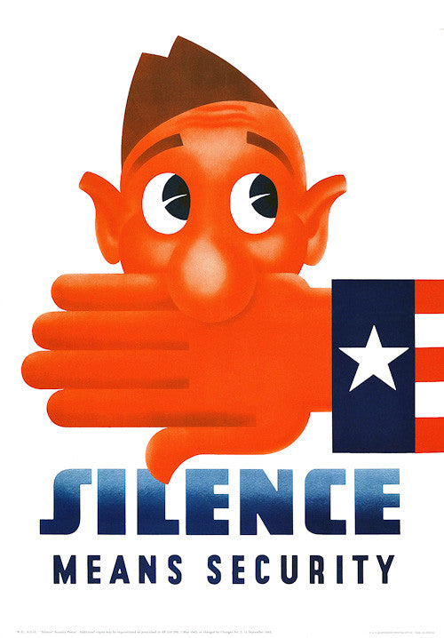 Silence Means Security – Vintagraph Art