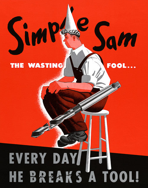 Simple Sam the Wasting Fool – Vintagraph Art