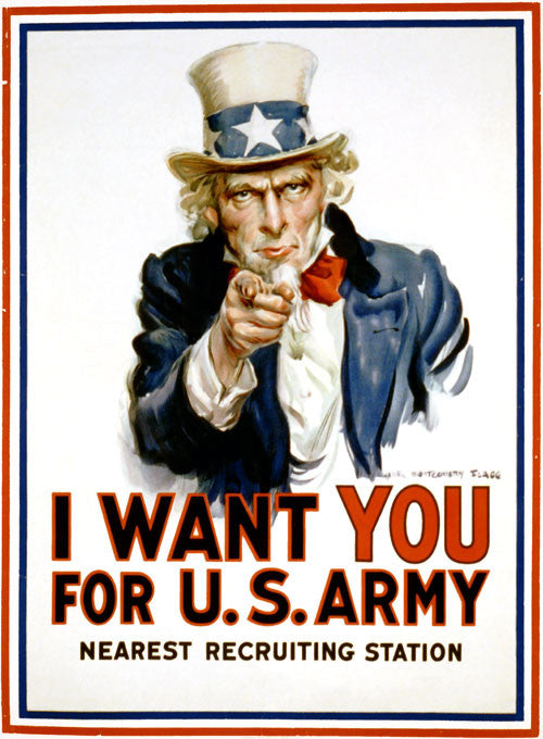 Uncle Sam Wants You Poster – Vintagraph Art