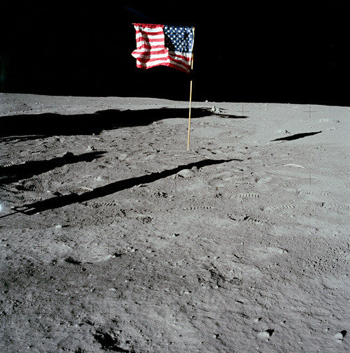 U.S. Flag on the Moon