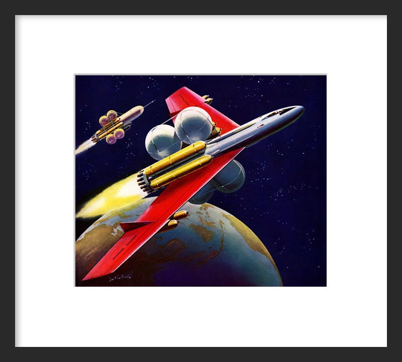 Alloys Bring the Future Closer framed print