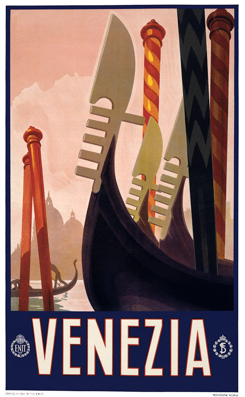 Venezia Vintage Travel Poster – Vintagraph Art