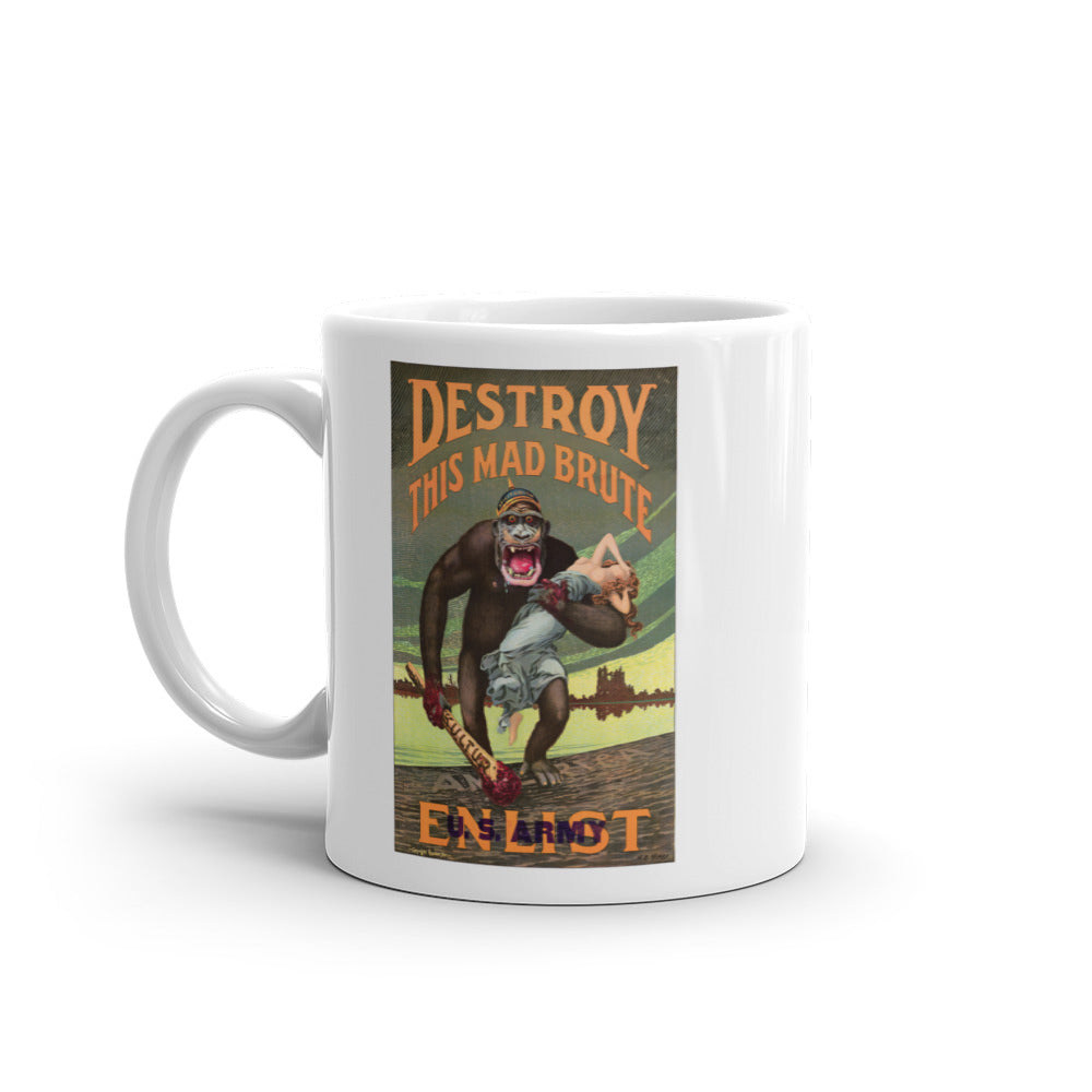 Destroy This Mad Brute coffee mug