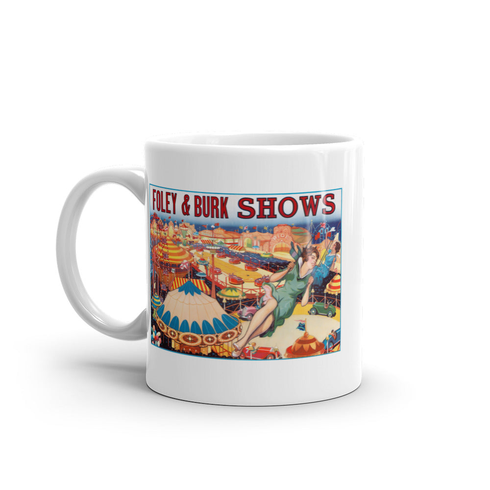 Foley & Burk Shows poster coffee mug