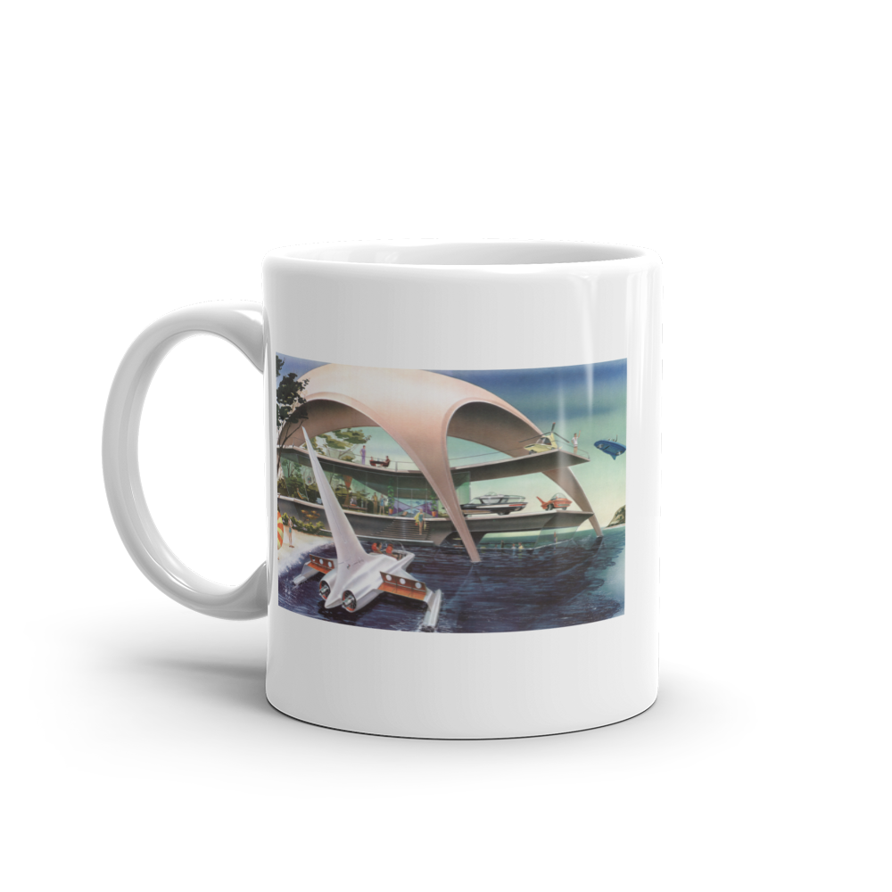 Vacation House of the Future coffee mug