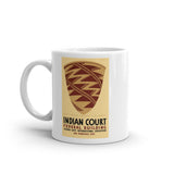 Indian Court: Pomo Indian Basket poster coffee mug