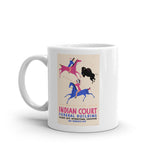 Indian Court Buffalo Hunt poster coffee mug