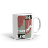 Keep Clean WPA Poster coffee mug